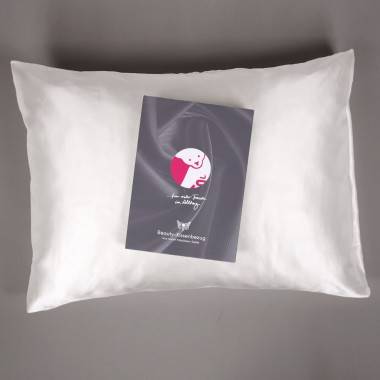Coussin beauté ÉLUNE en pure soie de mûrier