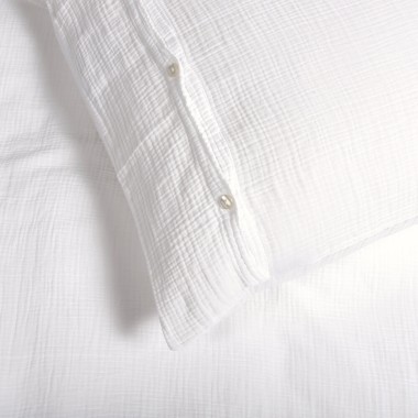 Linge de lit AVEN en mousseline pur coton