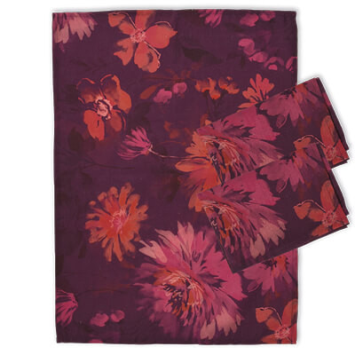 Linge de cuisine GRENADINE en coton imprimé