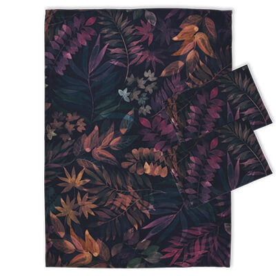 Linge de cuisine ASTRID en coton mprimé