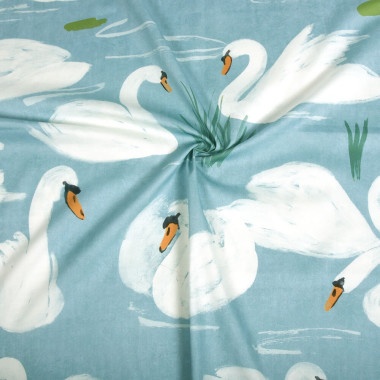 Parure de lit ODETTE en satin de coton