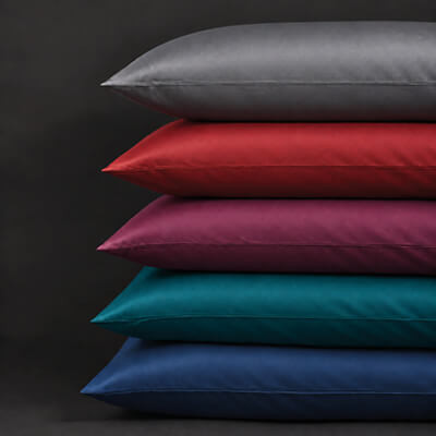 Parure de lit SUNA en satin fin pur coton