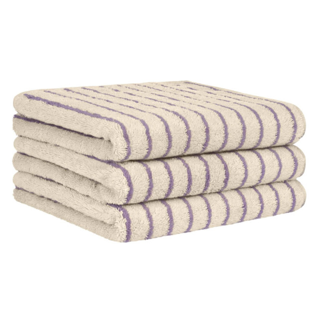 Linge éponge florale bi-color WEEKEND