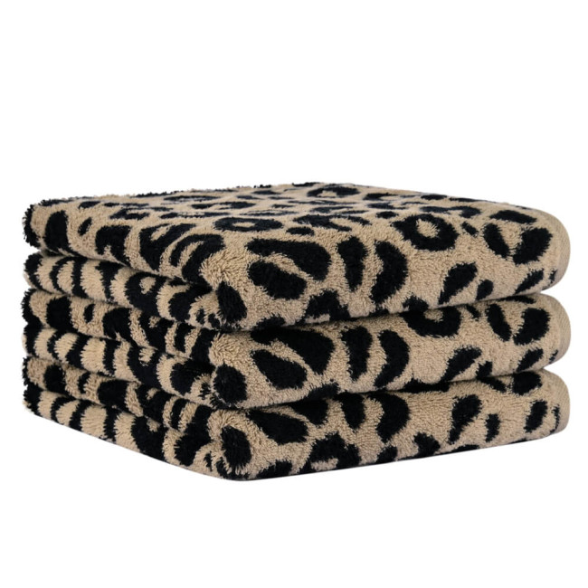 Linge éponge florale bi-color TWO-TONE LEO