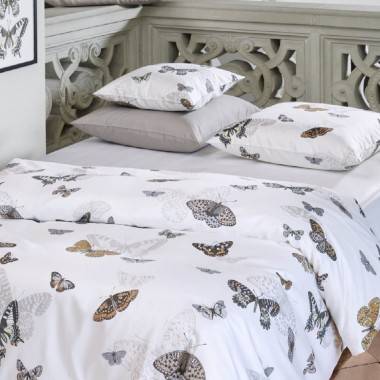 MIMOSA - Bedruckte Bettwäsche aus hochwertigstem Baumwoll-Satin