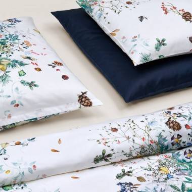 WINTERWALD - Bedruckte Bettwäsche aus hochwertigstem Baumwoll-Satin