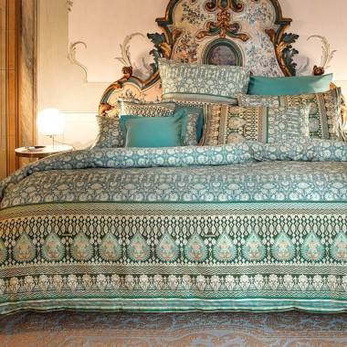 Bettwäsche MIRA aus bedrucktem Baumwollsatin von Bassetti
